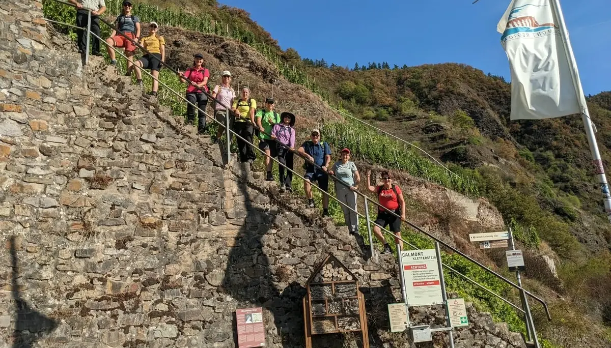Bergfreunde am Calmont Klettersteig  | © Henrik Münker