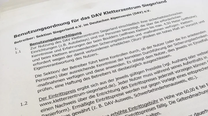 © DAV Kletterzentrum Siegerland