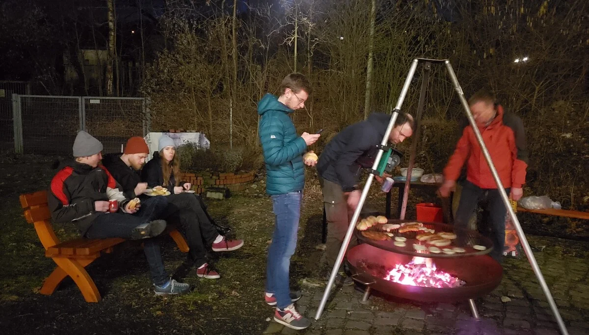 DAV Siegerland Wintergrillen | © Elvira Bohn