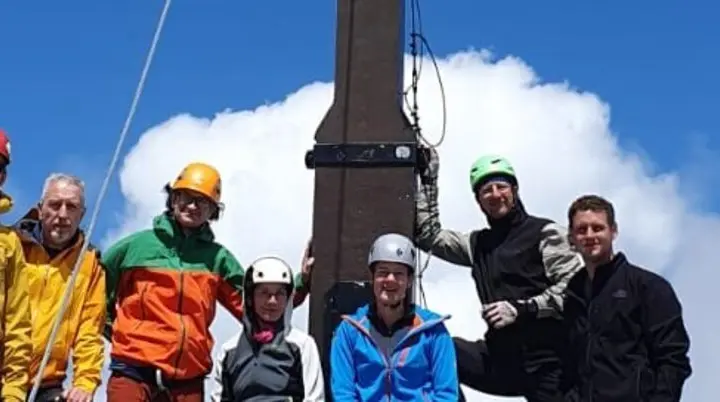 Bergsteigen u. Klettern mit der Hochtourengruppe | © Silke Mast/DAV Siegerland