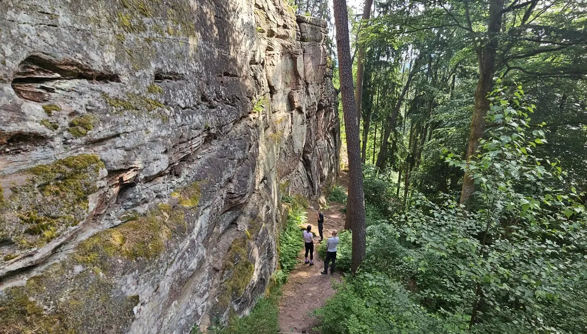 Klettern im Pfälzer Wald | © Fabian Moos