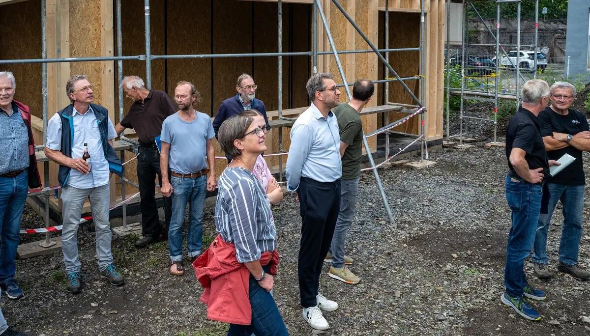 Richtfest in der DAV Sektion Siegerland | © Burkhard Daub