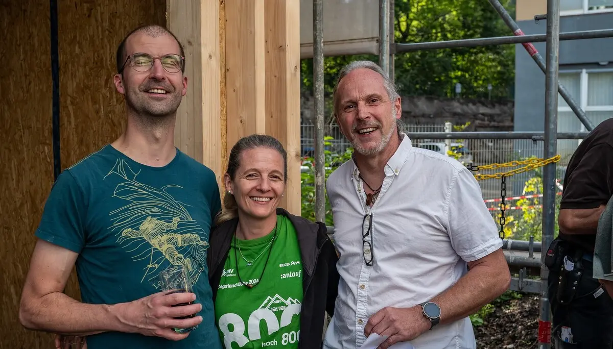 Richtfest DAV Sektion Siegerland | © Burkhard Daub