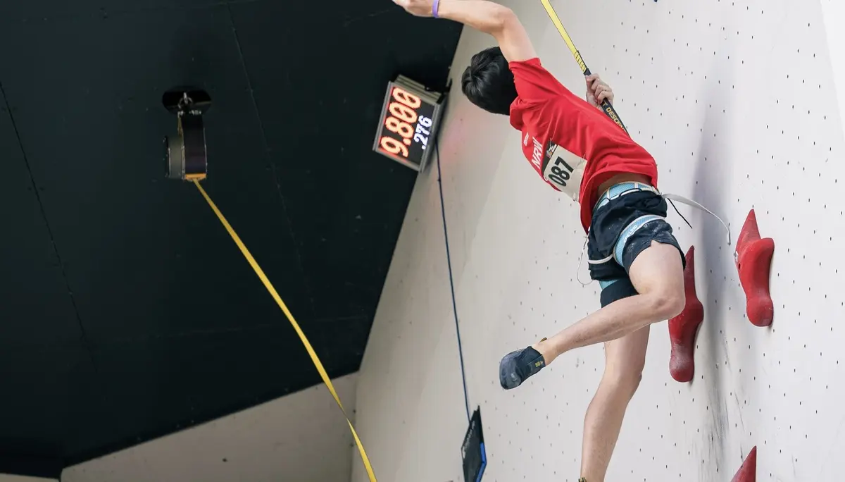 Speedklettern Deutscher Jugendcup in Augsburg | © R. Varnhorn