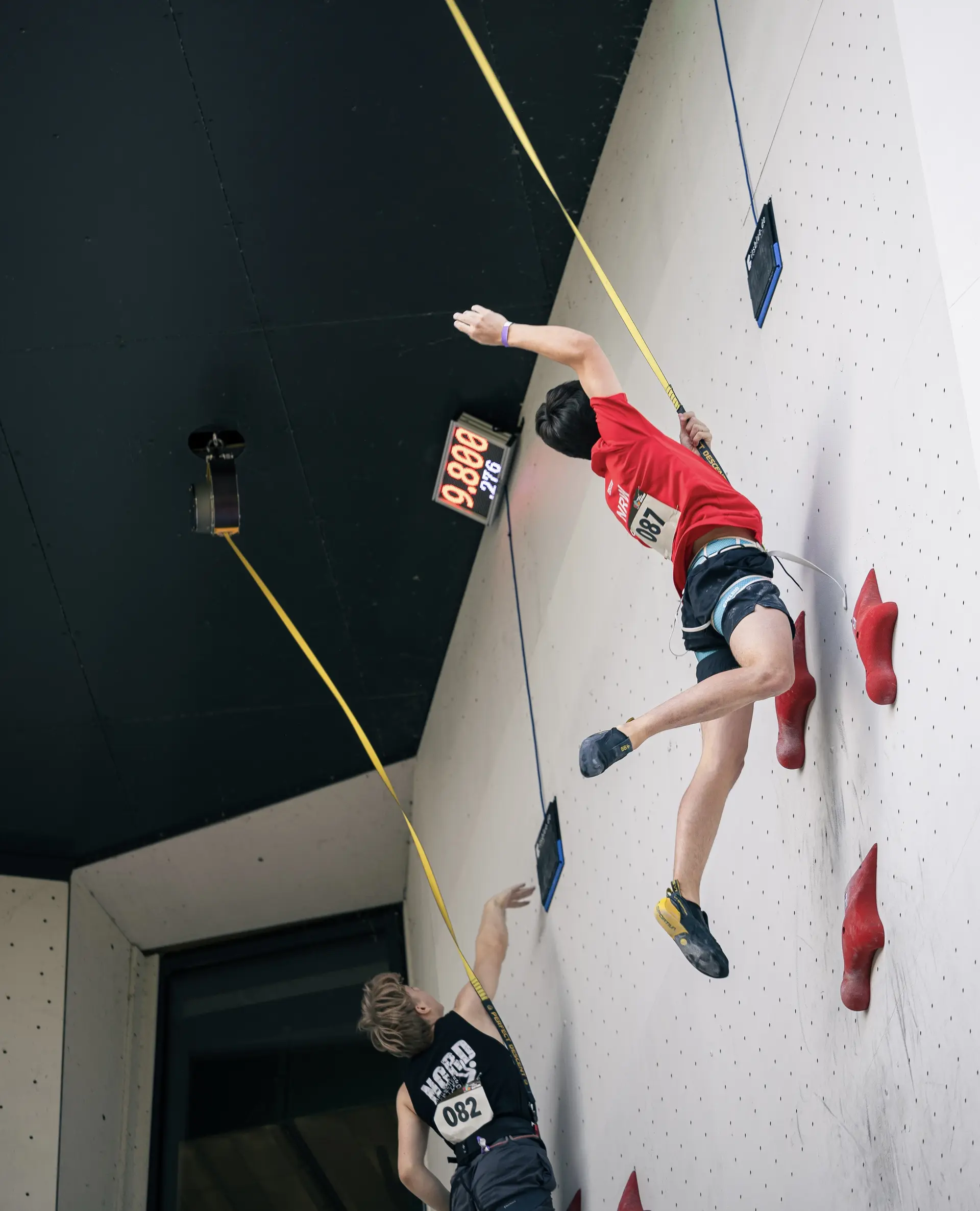 Speedklettern Deutscher Jugendcup in Augsburg | © R. Varnhorn