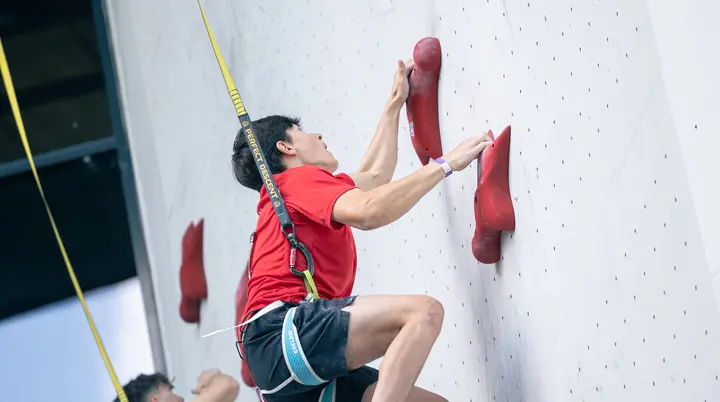 Speedklettern Deutscher Jugendcup in Augsburg | © R.Varnhorn