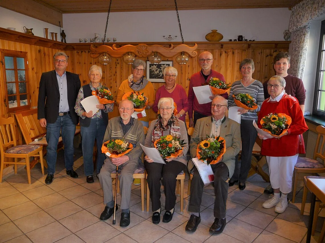 DAV Siegerland Jubilare | © Sektion Siegerland