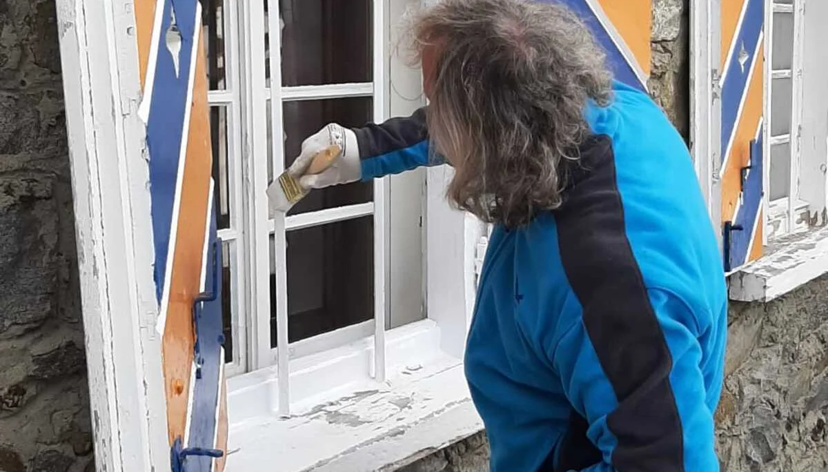 Siegerlandhütte Arbeitseinsatz 2024 | © DAV Siegerland/DAV Günzburg