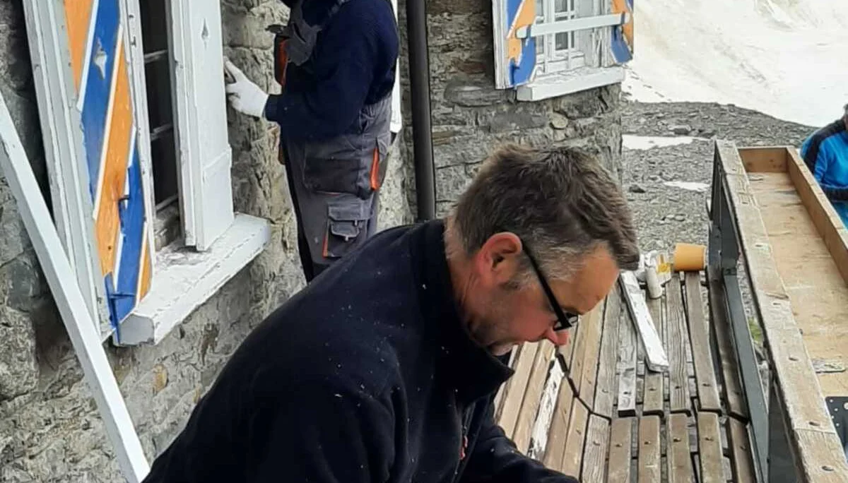 Siegerlandhütte Arbeitseinsatz 2024 | © DAV Siegerland/DAV Günzburg