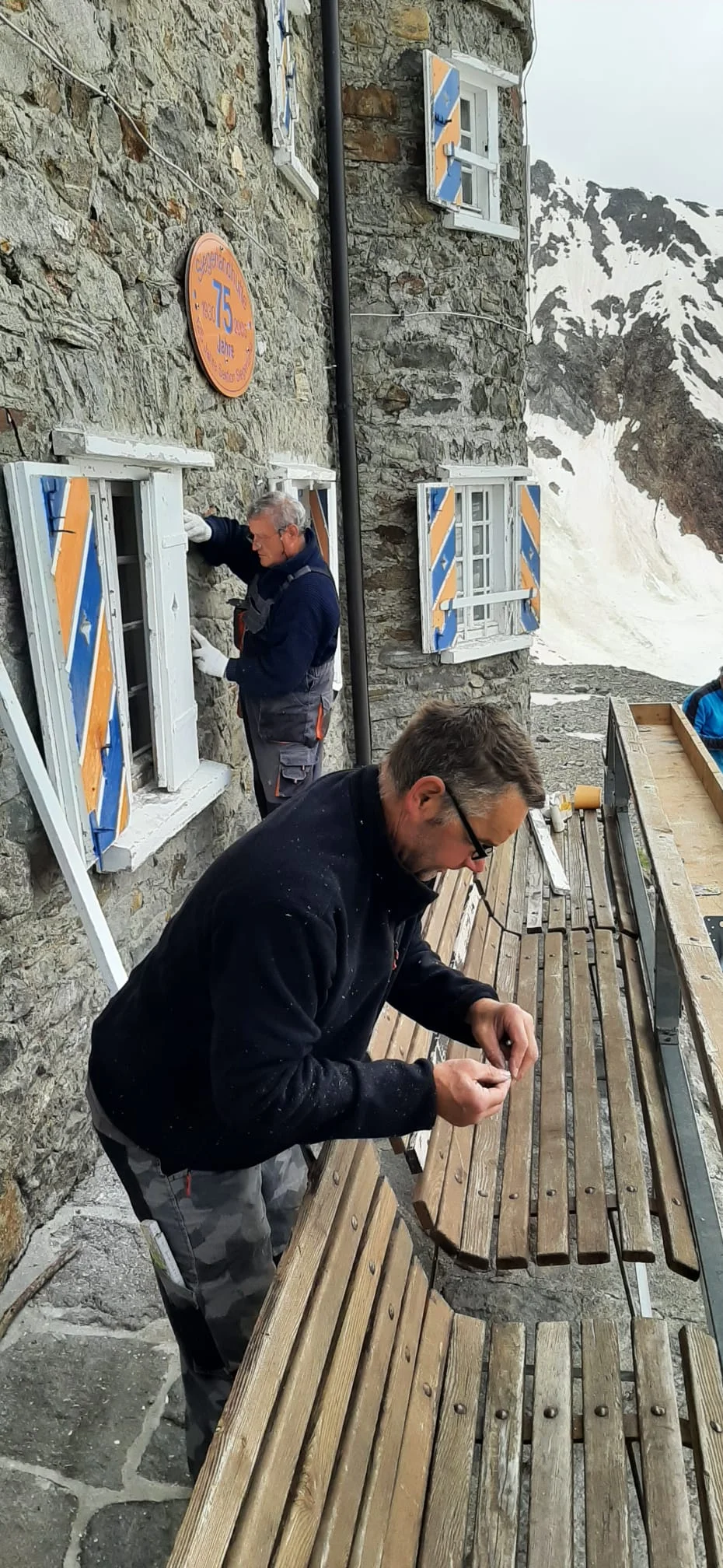 Siegerlandhütte Arbeitseinsatz 2024 | © DAV Siegerland/DAV Günzburg