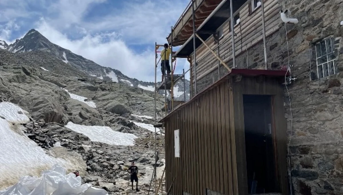 Arbeitseinsatz auf der Siegerlandhütte 2025 | © Julia Bieler