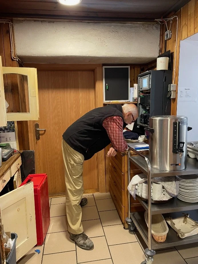 Arbeitseinsatz auf der Siegerlandhütte | © Julia Bieler