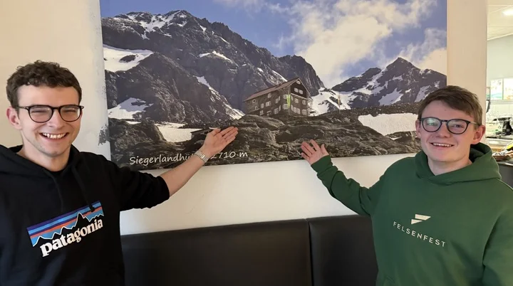 Peter Weiger und Luis Schneider | © DAV