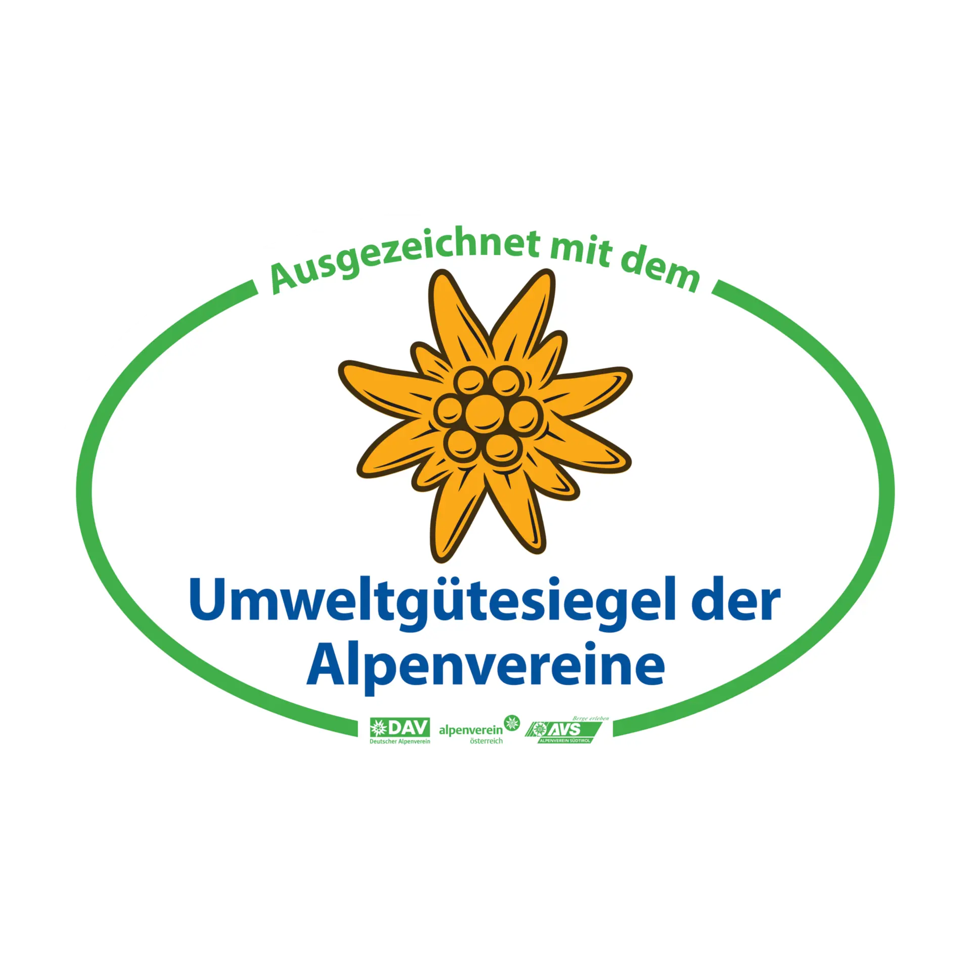 Umweltgütesiegel der Alpenvereine | © DAV
